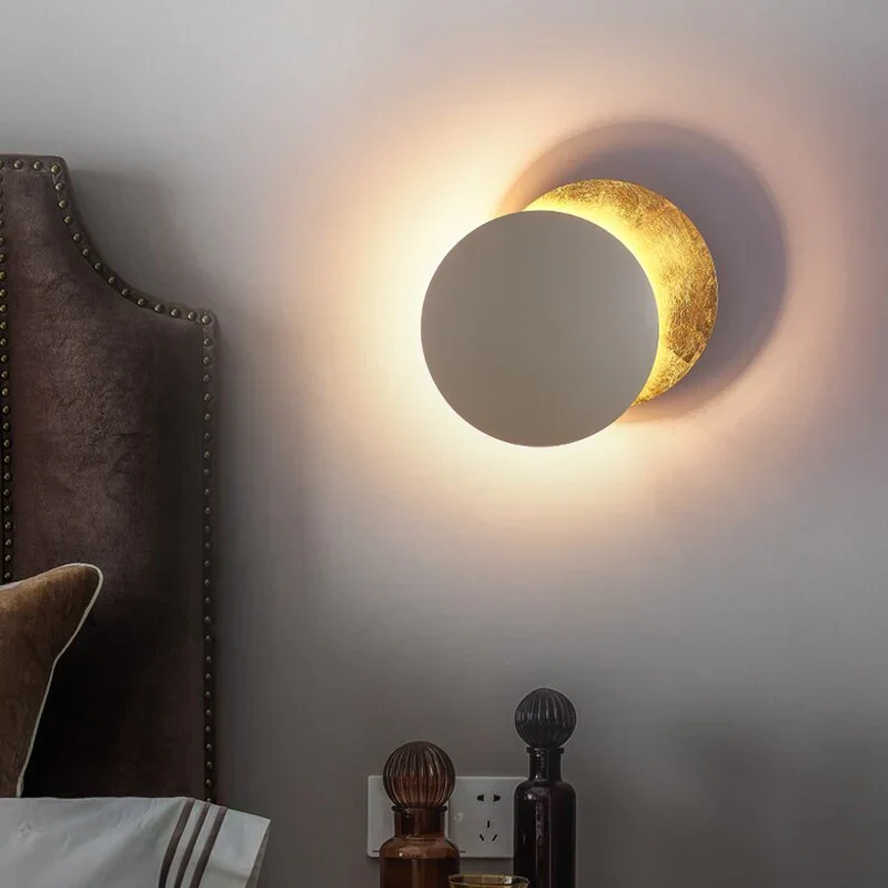 Elegante Wandleuchte in Eklipsenform, Visueller Komfort – Moon