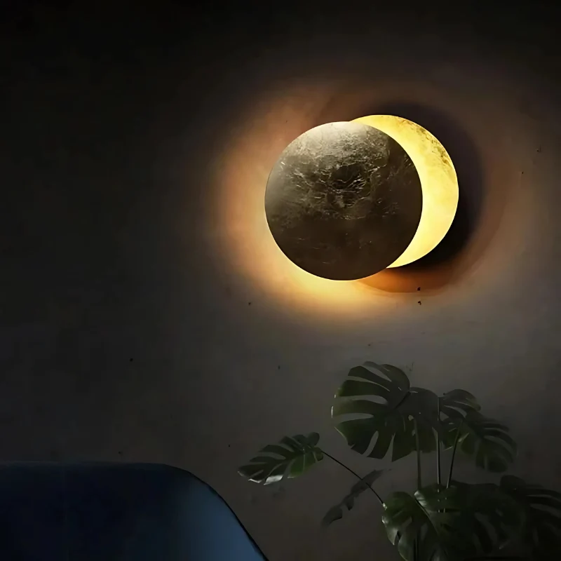Elegante Wandleuchte in Eklipsenform, Visueller Komfort – Moon