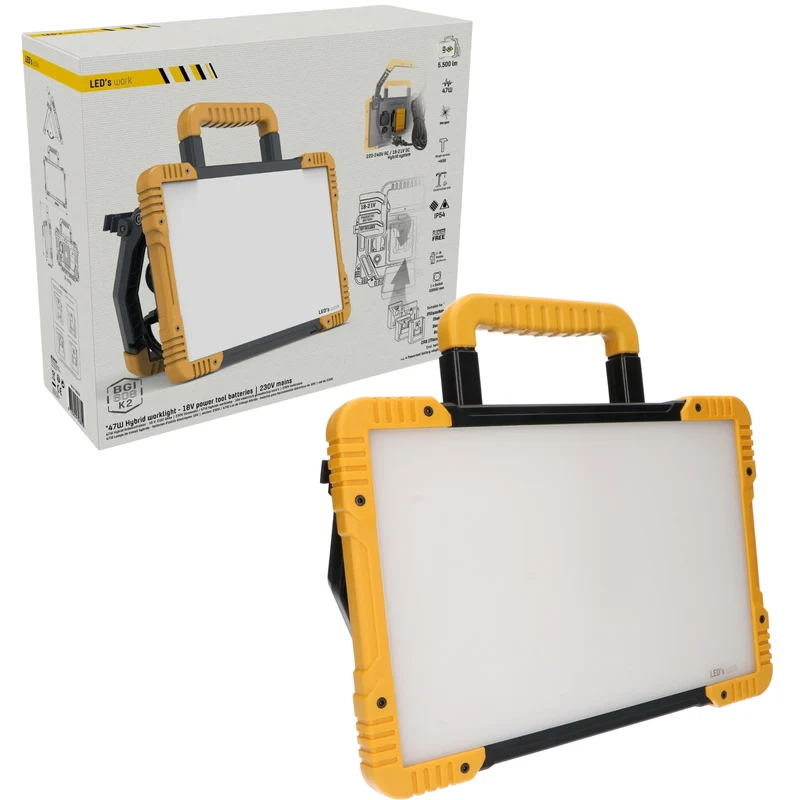 PRO LED Akku-Hybridstrahler 47W 4000 Lumen IP54 - LED's Light