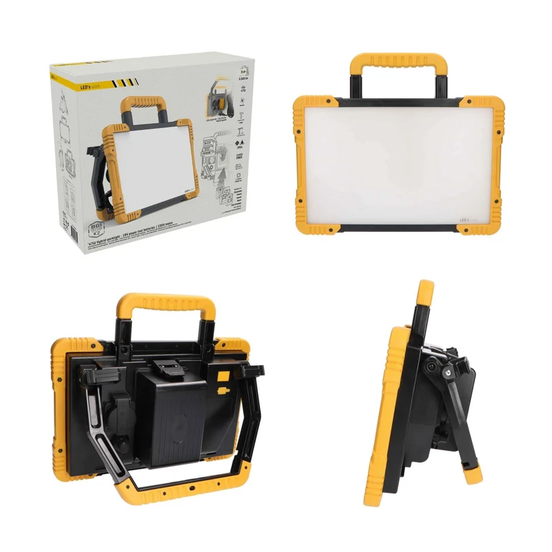 PRO LED Akku-Hybridstrahler 47W 4000 Lumen IP54 - LED's Light