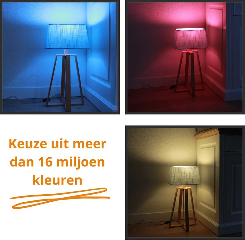 IDINIO Smart LED Spot GU10 – Weiß & Farbe – Dimmbar – Bedienbar mit App