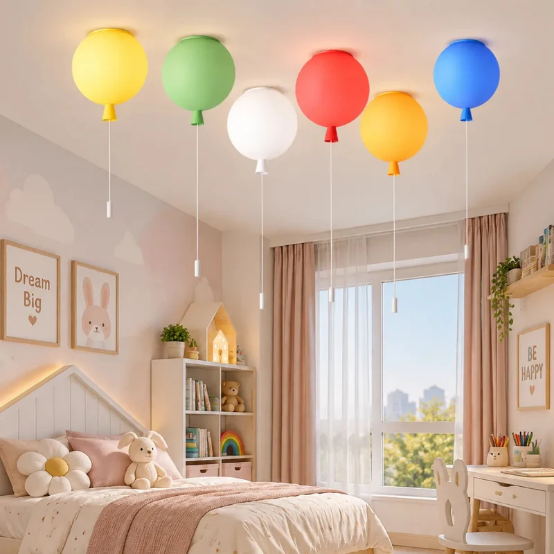 LED Kinderzimmer Deckenlampe mit Ballon Design