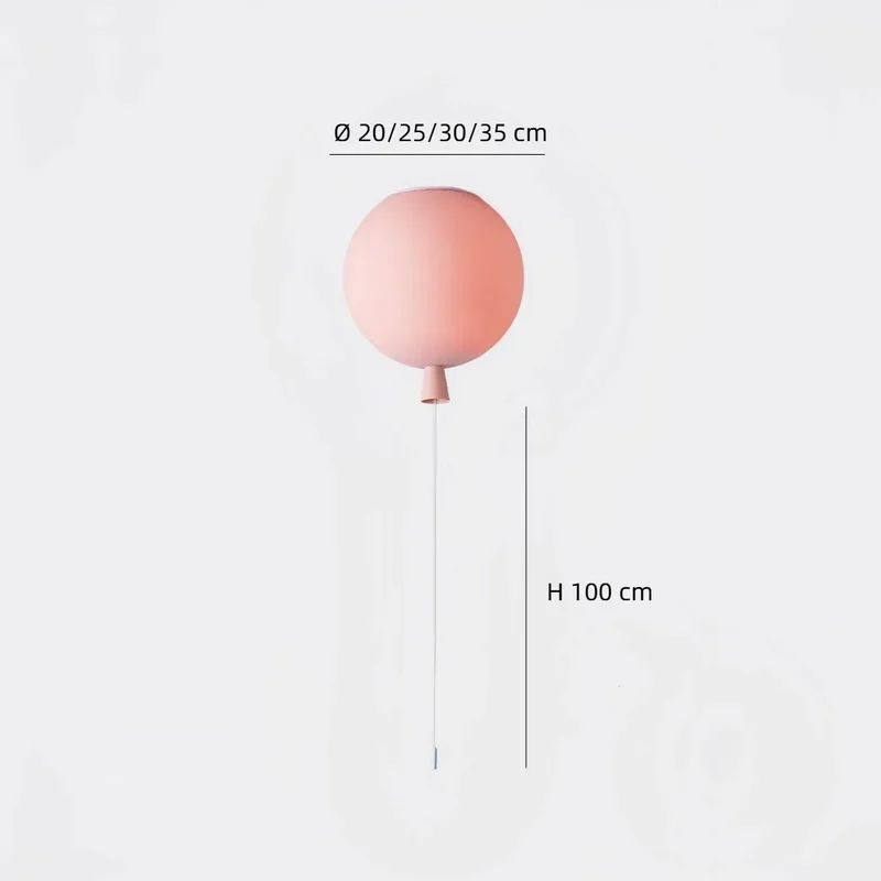 LED Kinderzimmer Deckenlampe mit Ballon Design