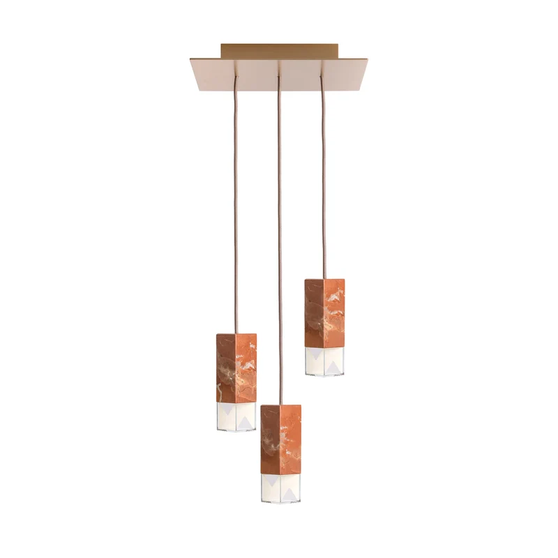 Chandelier LAMP/ONE Trio Chandelier by Formaminima