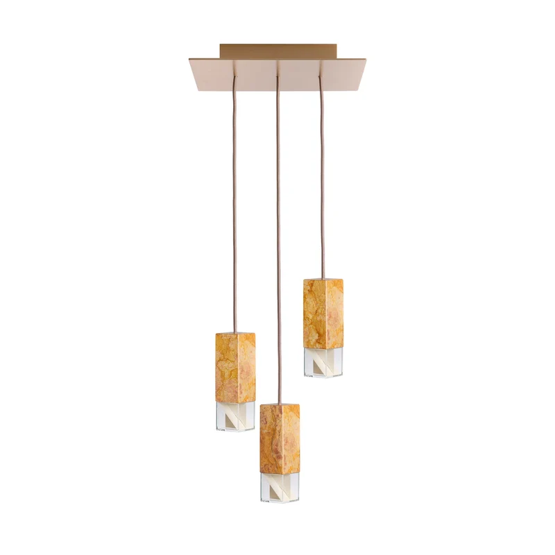 Chandelier LAMP/ONE Trio Chandelier by Formaminima