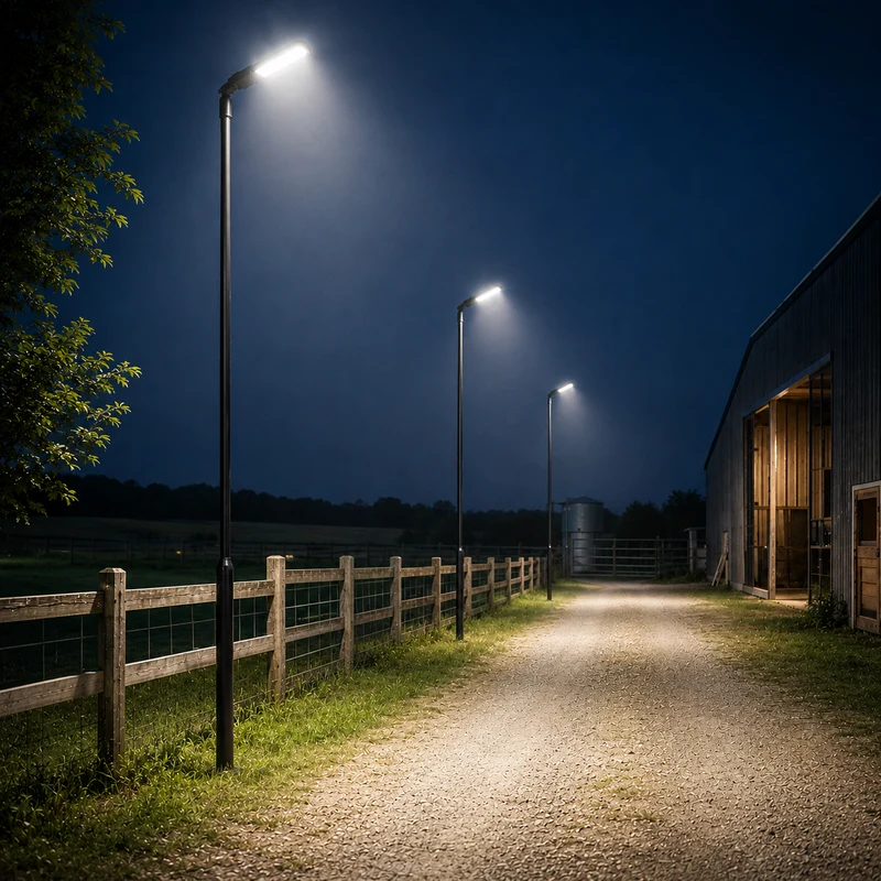 Schwarzer Lichtmast - Ø60mm | 3 Meter | Max. 6 Meter