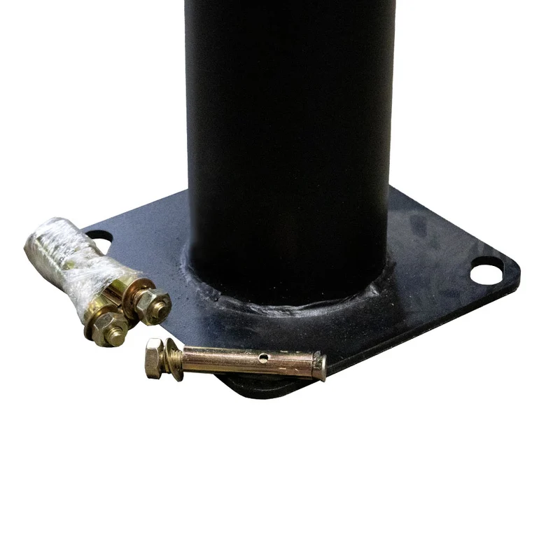 Schwarzer Lichtmast - Ø60mm | 3 Meter | Max. 6 Meter