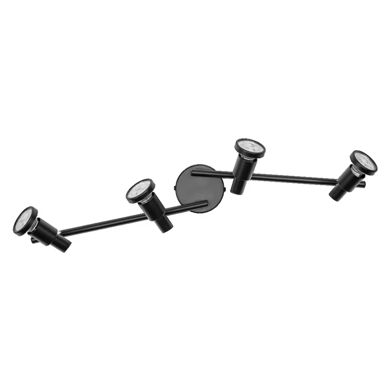 OSRAM LED SPOT GU10 Deckenleuchte 4 x 3,4W, 920lm, schwarz