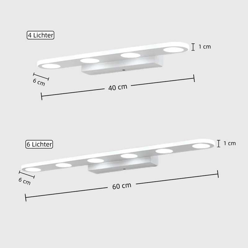 Bad Wandleuchte LED weiß modern IP44