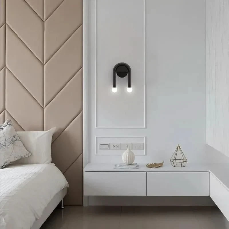 Elegante LED-Wandleuchte Metallstruktur – Luxeira