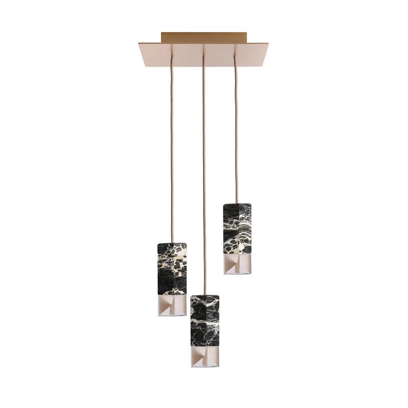 Chandelier LAMP/ONE Black Edition by Formaminima