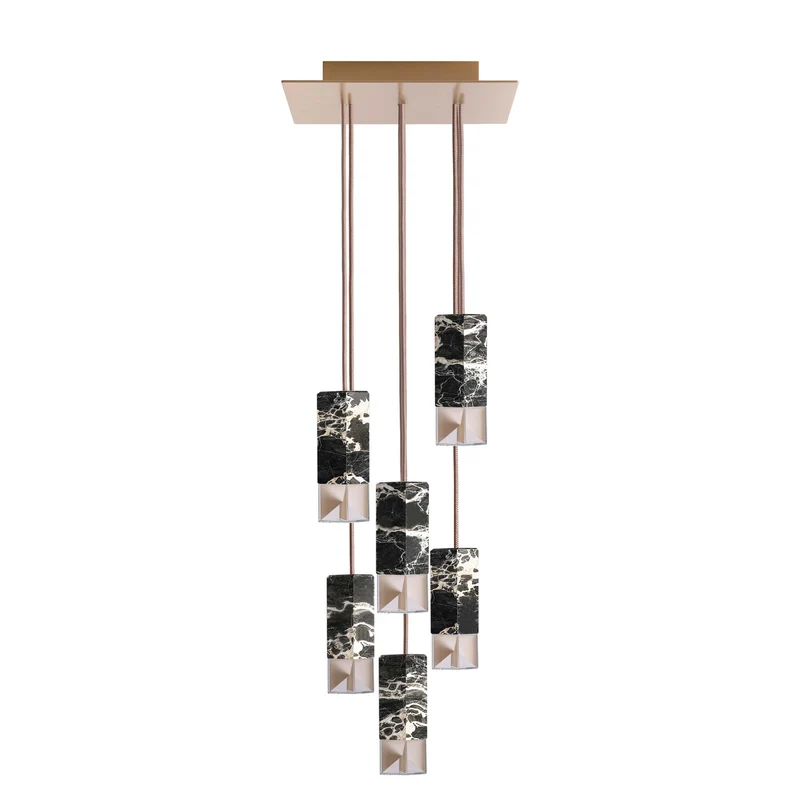 Chandelier LAMP/ONE Black Edition by Formaminima