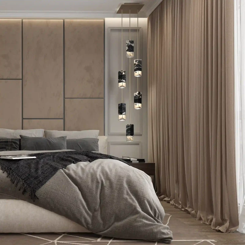 Chandelier LAMP/ONE Black Edition by Formaminima