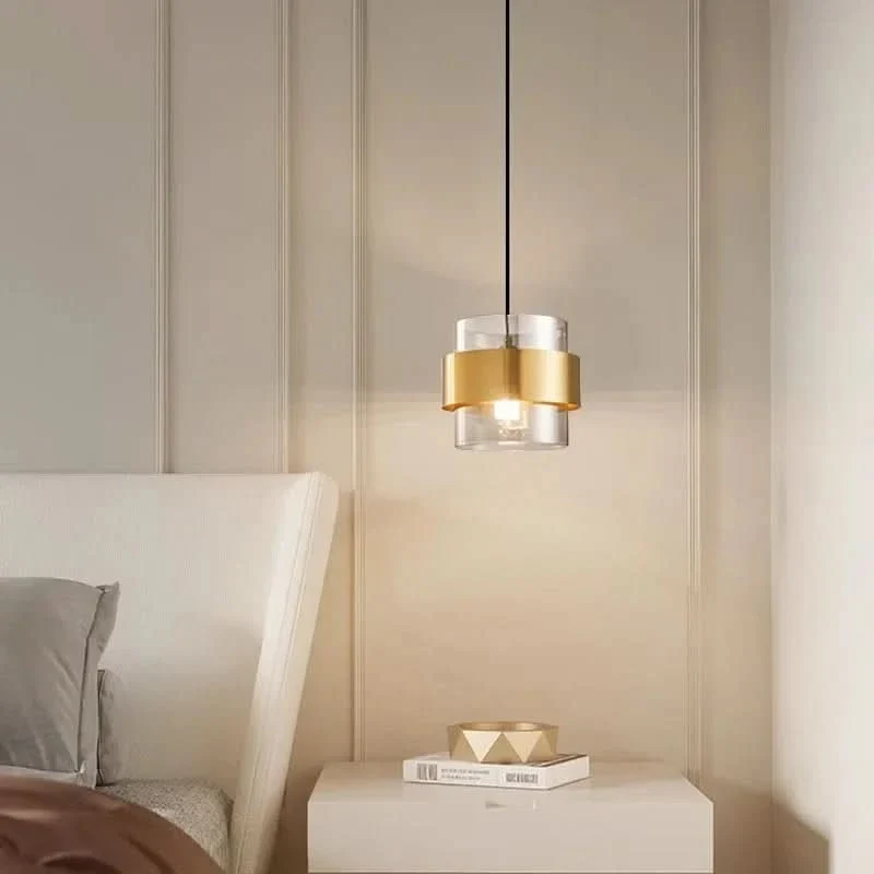 Hängelampe aus Klarglas mit zeitgenössischem Ambiente – Eleganso