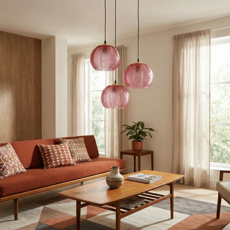 Elegante botanische Design-Hängeleuchte für moderne Innenräume – Feuillu