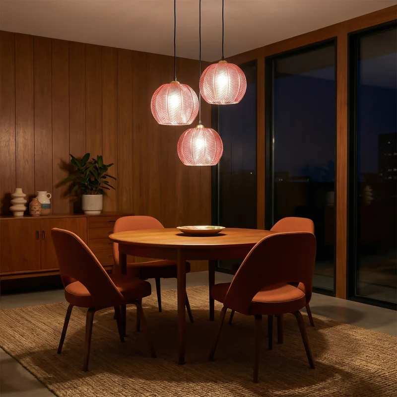 Elegante botanische Design-Hängeleuchte für moderne Innenräume – Feuillu