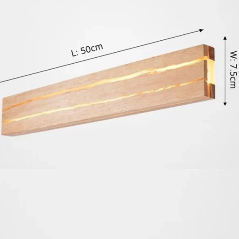 Praktische drehbare Wandleuchte mit elegantem Design – Wood