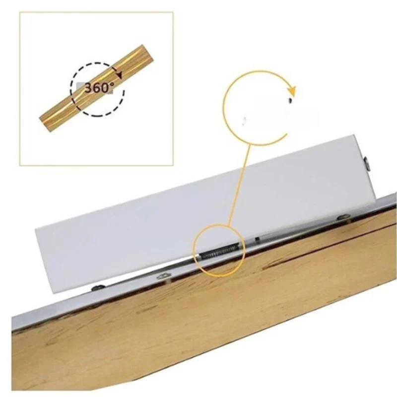 Praktische drehbare Wandleuchte mit elegantem Design – Wood