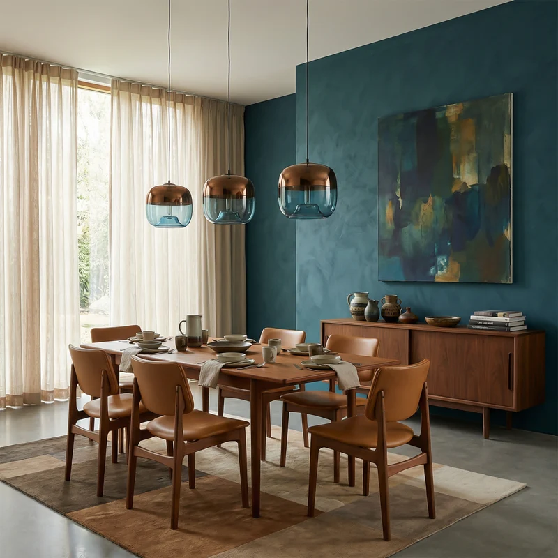 Raffinierte Design-Hängeleuchte mit warmer Atmosphäre – Dôme