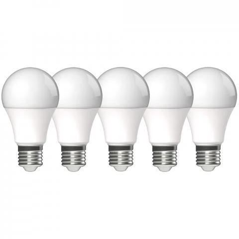 LED Birne E27 8,5W warmweiß Opal A60 5-Pack - LED's Light Basic