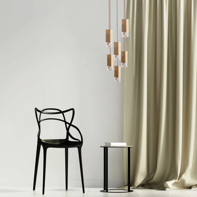 Brass Chandelier LAMP/ONE by Formaminima