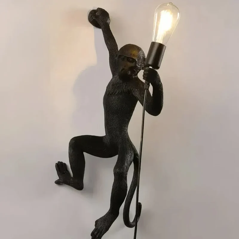 Art Deco Affen Wandleuchte für das Wohnzimmer im modernen Stil