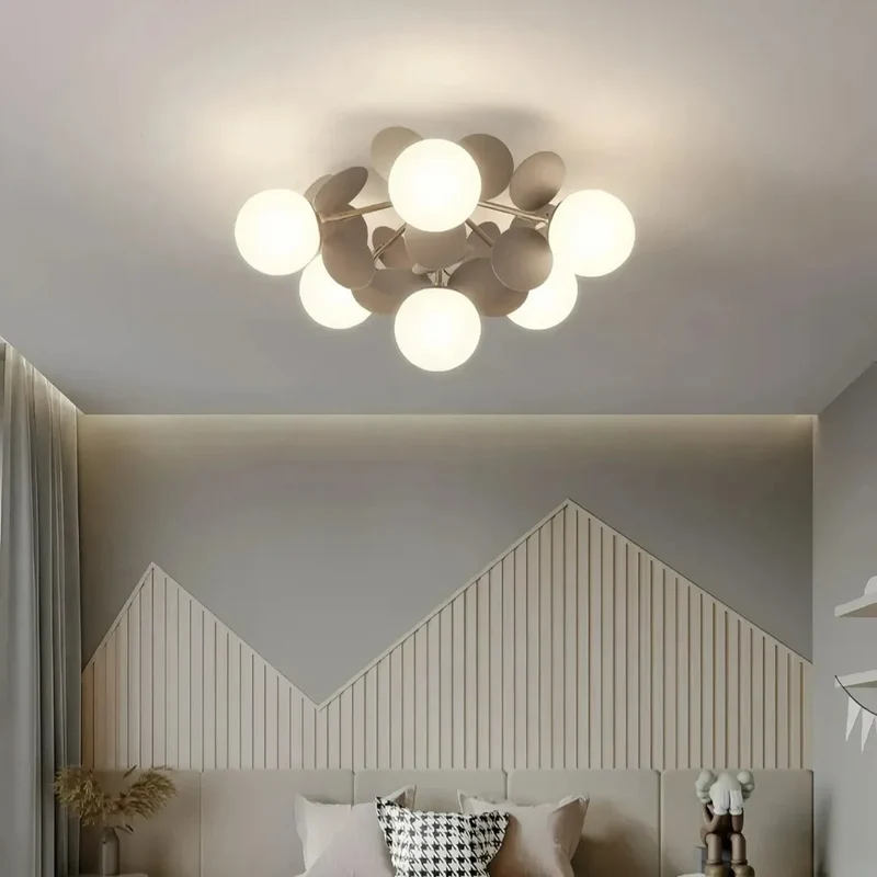 Kinderzimmer Deckenlampe mit Kugelform aus Glas