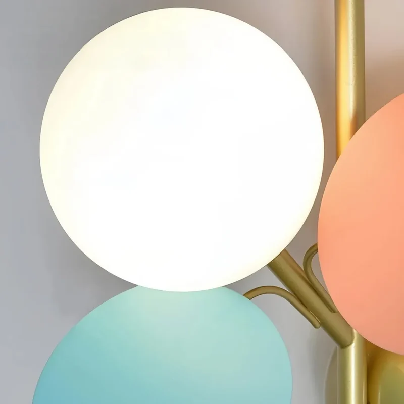 Kinderzimmer Deckenlampe mit Kugelform aus Glas