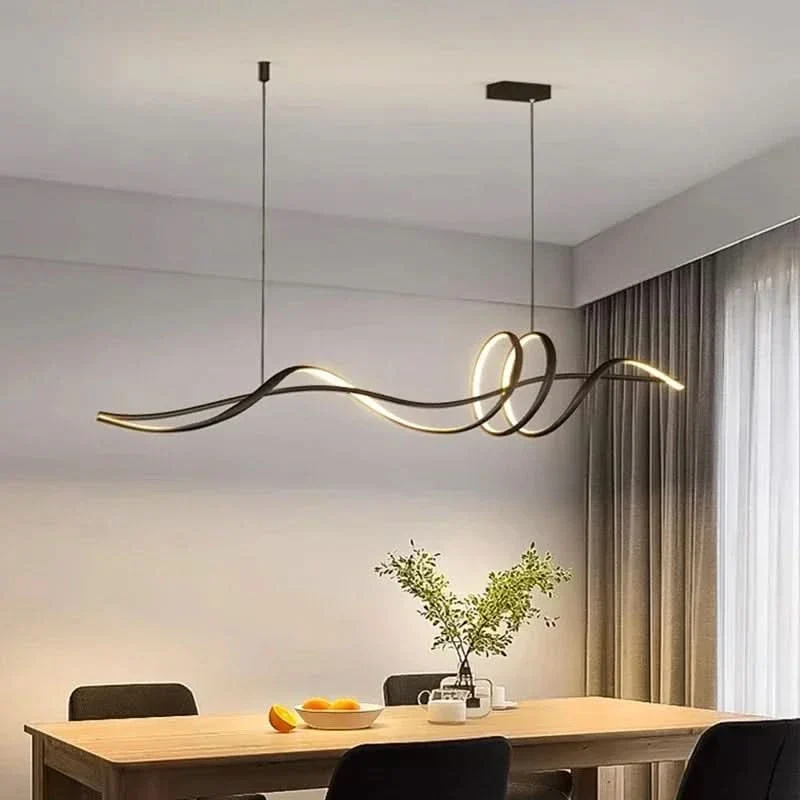 LED-Pendelleuchte mit eleganter Silhouette und kompaktem Design – Ondéa