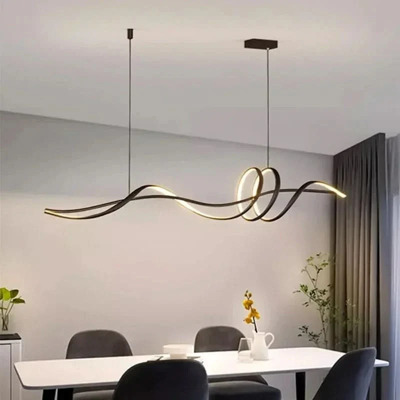 LED-Pendelleuchte mit eleganter Silhouette und kompaktem Design – Ondéa
