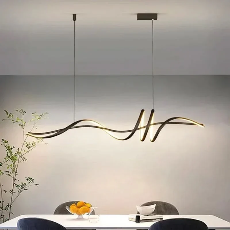 LED-Pendelleuchte mit eleganter Silhouette und kompaktem Design – Ondéa