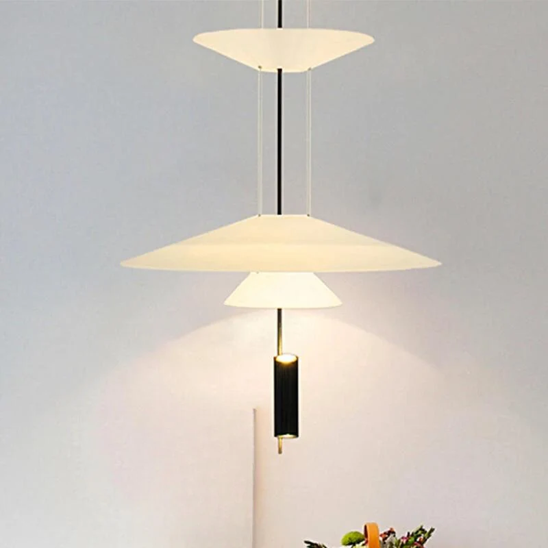 Acryl-Hängelampe mit schickem Finish für edle Räume – Discs