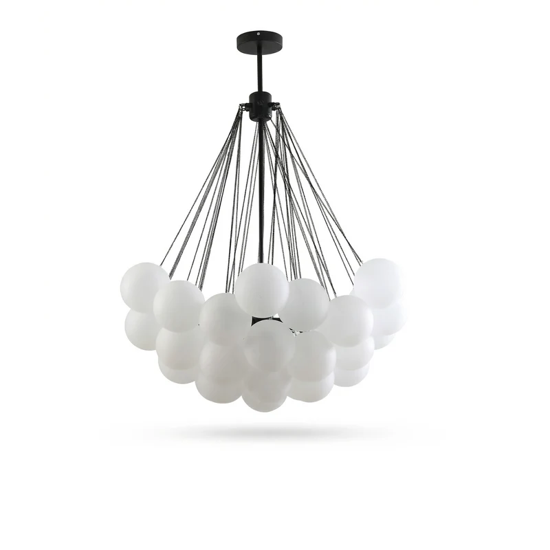 Glas- und LED-Kugel-Pendelleuchte – Hypnotique Orbe