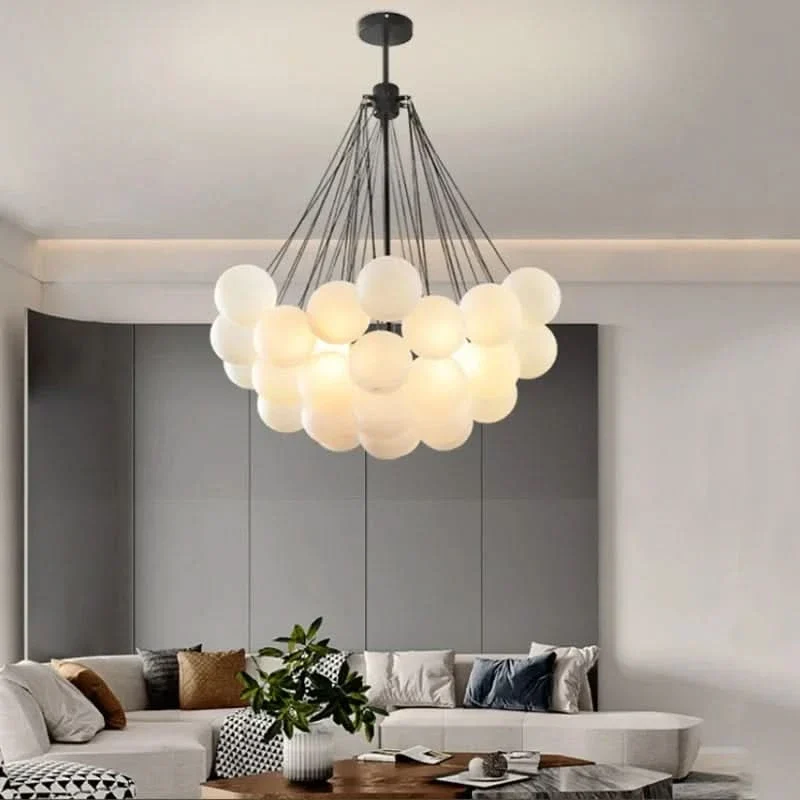 Glas- und LED-Kugel-Pendelleuchte – Hypnotique Orbe