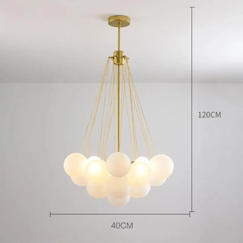 Glas- und LED-Kugel-Pendelleuchte – Hypnotique Orbe