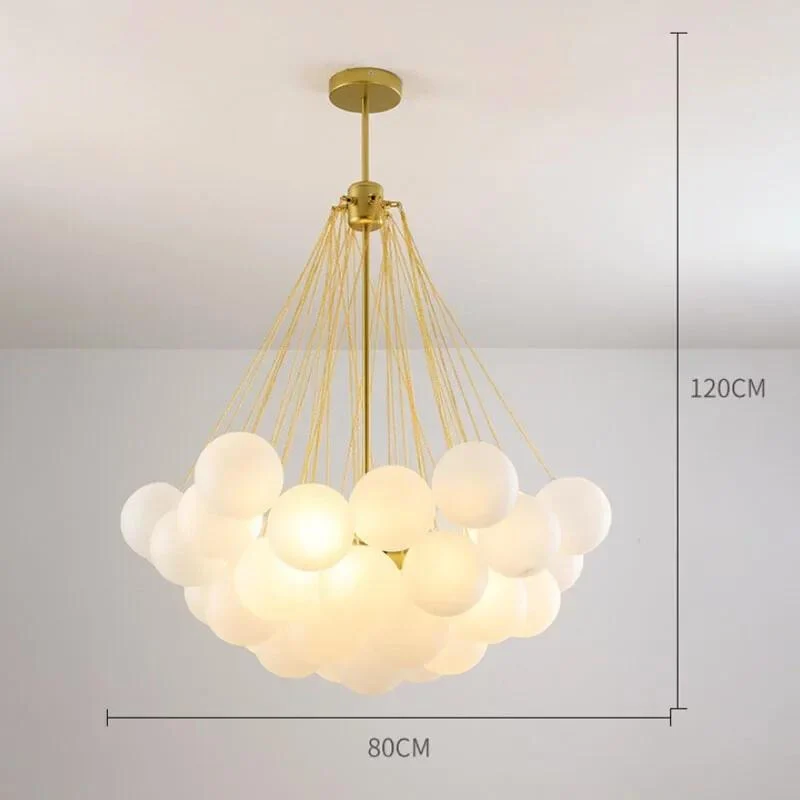 Glas- und LED-Kugel-Pendelleuchte – Hypnotique Orbe