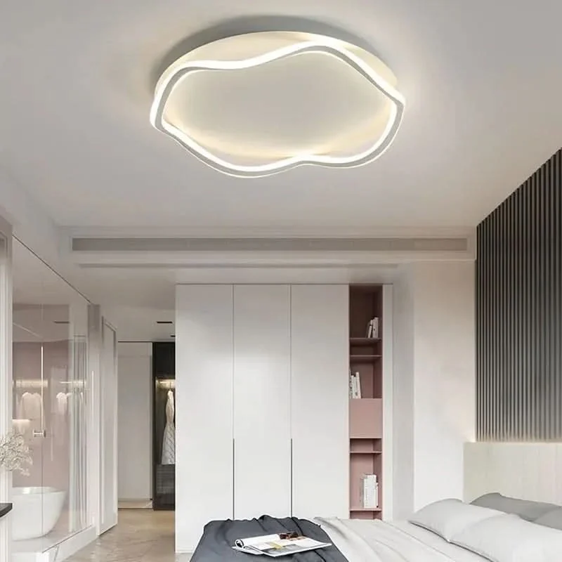 Wellenförmige Design-Deckenleuchte mit Smart-Steuerung – Vague