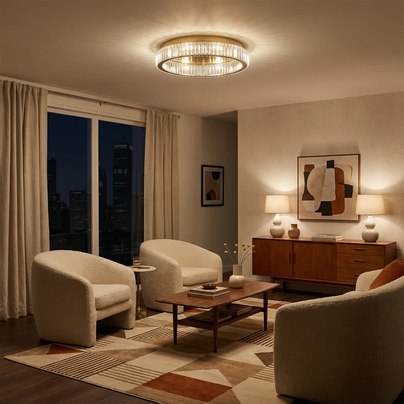 Vielseitige und elegante LED-Deckenleuchte – Halo Doré