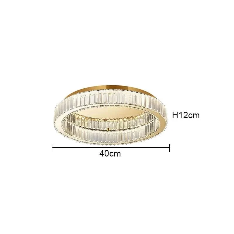 Vielseitige und elegante LED-Deckenleuchte – Halo Doré