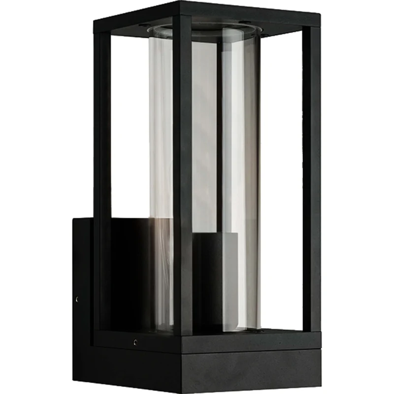 Außen-Wandleuchte schwarz 1x E27 IP44 - LED's Light