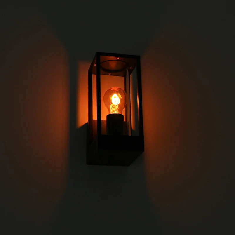 Außen-Wandleuchte schwarz 1x E27 IP44 - LED's Light