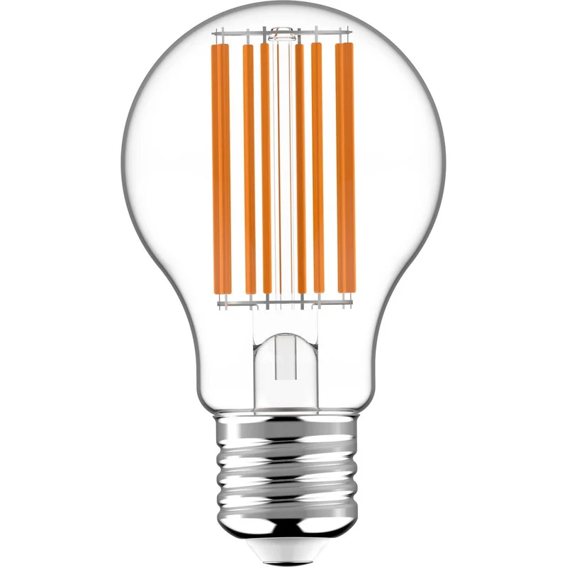 LED Birne E27 3,8W warmweiß Klar A60 - 50.000h Haltbarkeit - LED's Light