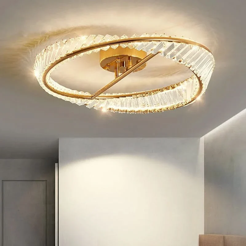 Design-Deckenleuchte mit Kristallen und eleganter Ausführung – Lussuoso