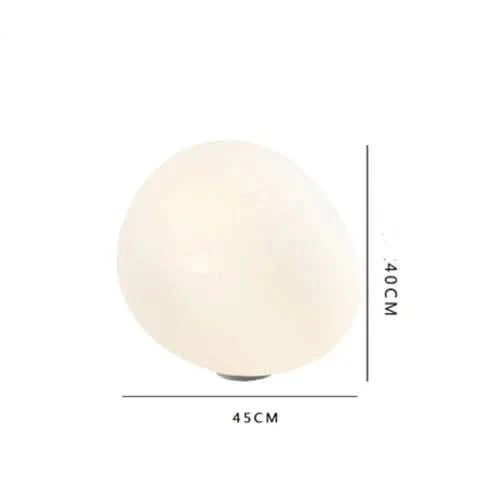 Sanfte Lampe mit Keramiksockel und Opalglas – vielseitige Eleganz – Pietra