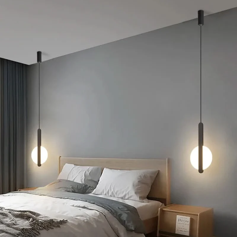Moderne schwarze Hängelampe mit elegantem Ambiente – Éclat Noir