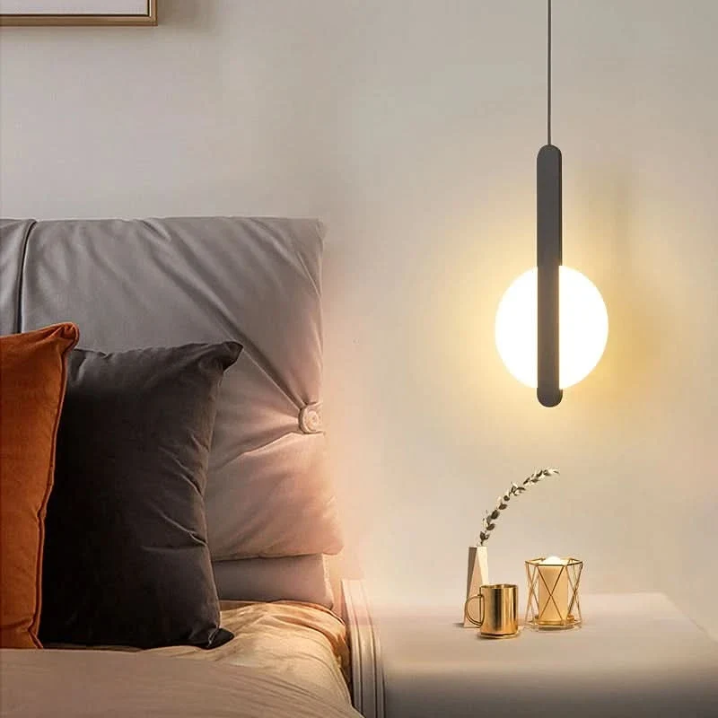 Moderne schwarze Hängelampe mit elegantem Ambiente – Éclat Noir