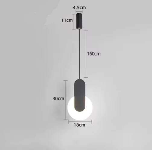Moderne schwarze Hängelampe mit elegantem Ambiente – Éclat Noir