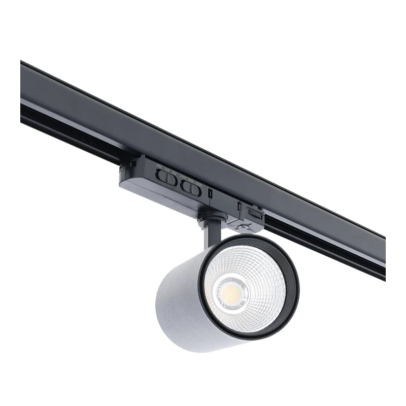 3-Phasen-Schienenspot | Rosalin | 10W-20W-30W | Schwarz | Dimmbar | CCT-Schalter
