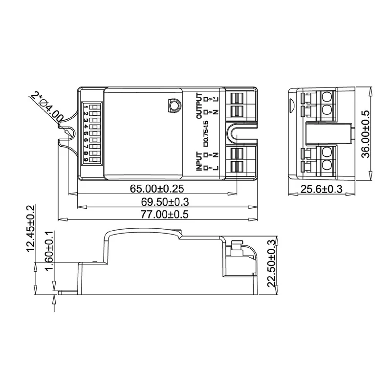 MERRYTEK Bewegungs- und Tageslichtsensorschalter, 220–240 VAC