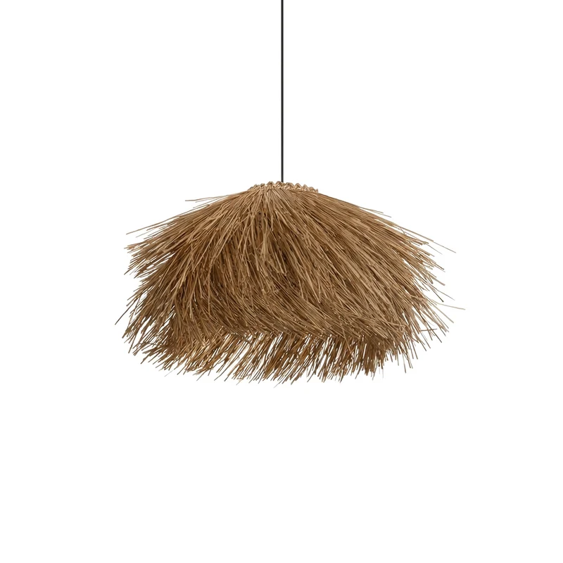 Geflochtene Rattan-Hängelampe mit faszinierenden Schatten – Tropicale